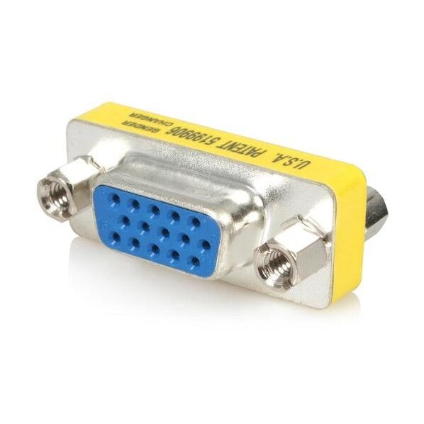 ディスプレイアダプター/VGAジェンダーチェンジャー/オス-メス/D-Sub 15ピン/延長用中継アダプター GC15HSF 1本
