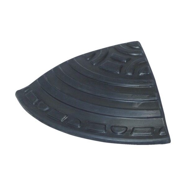 アイリスオーヤマ ゴム段差プレートコーナータイプ W150xD150xH45 ブラック GDP-45C 1点...