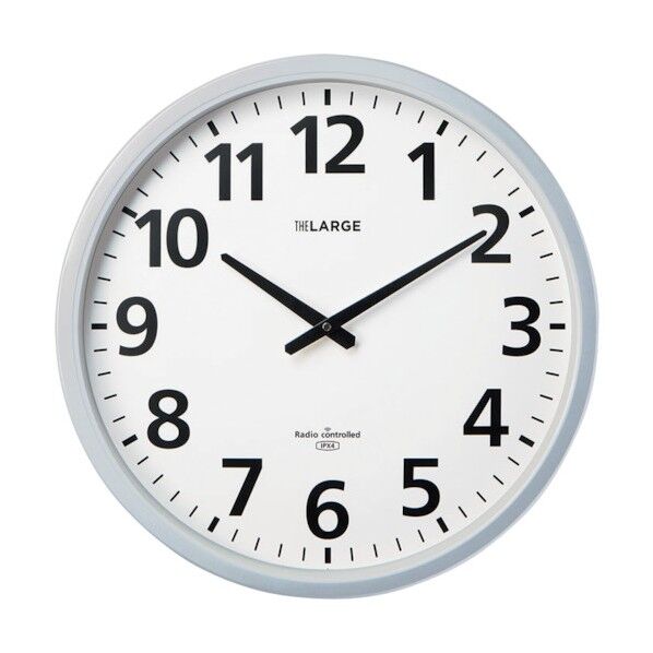 電波掛時計ザラージ/省電力/防滴型