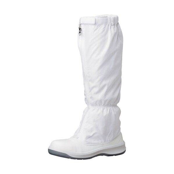 安全 トウガード付 静電安全靴 GCR1200 フルCAP フード ホワイト 29cm GCR1200FCAP-H-29 1点