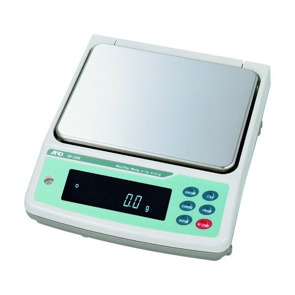 防塵・防水中量級天びん GF20K 一般校正付 GF20K-00A00 1個