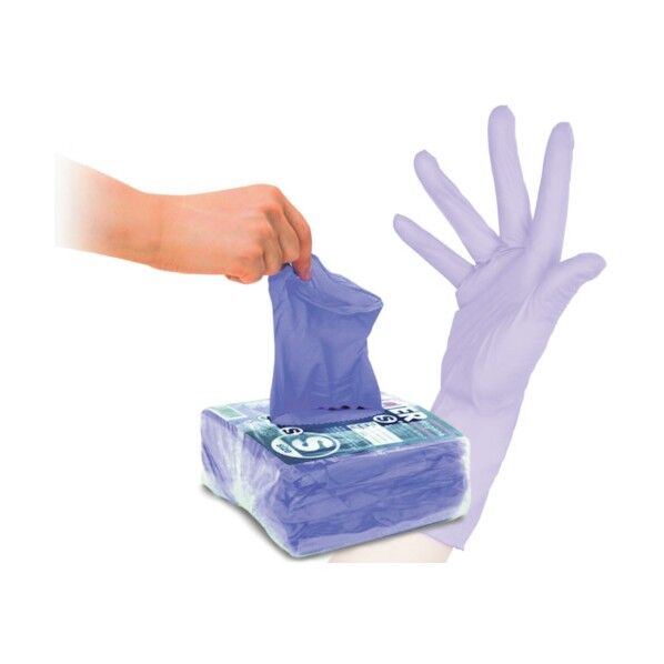 使い捨てニトリルグローブ グレイシアハイジーン Sサイズ(125枚) GH-02 16点