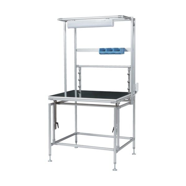 セル生産作業台(ボードレベラー付) 作業ボード・照明付タイプ