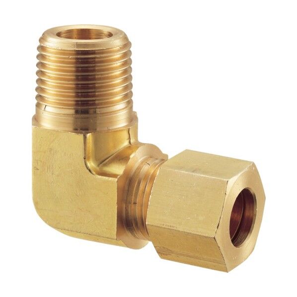 銅管用くい込み式管継手 90゜エルボ