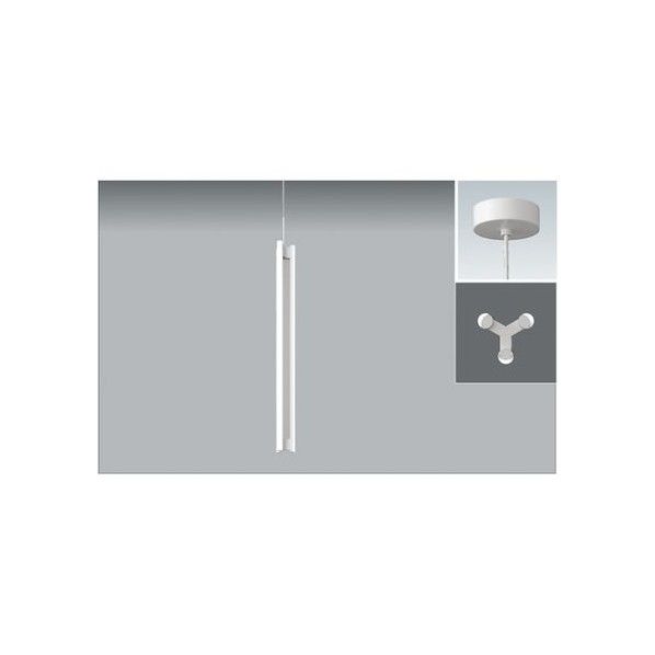 ペンダントライト 全長高さ:1500~2800mm/幅:119mm/灯体高さ:1175mm ERP7106W 1個