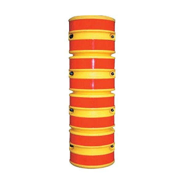 車止めプロテクター 反射テープ付 G-PP-04-HANSHATAPETSUKI 1点