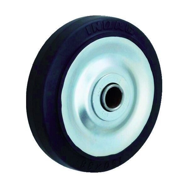 プレート式キャスター(プレス製ゴム車) 交換車輪