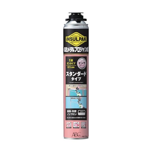 一液型簡易発泡ウレタン(注入ガン専用型)GSMPJピンク