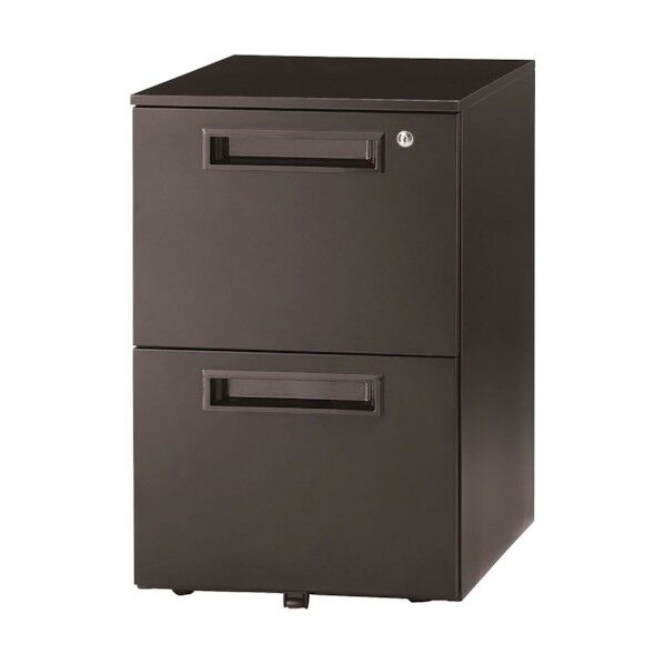 2段ワゴン GSWシリーズ ブラック GSW-2 B 1台