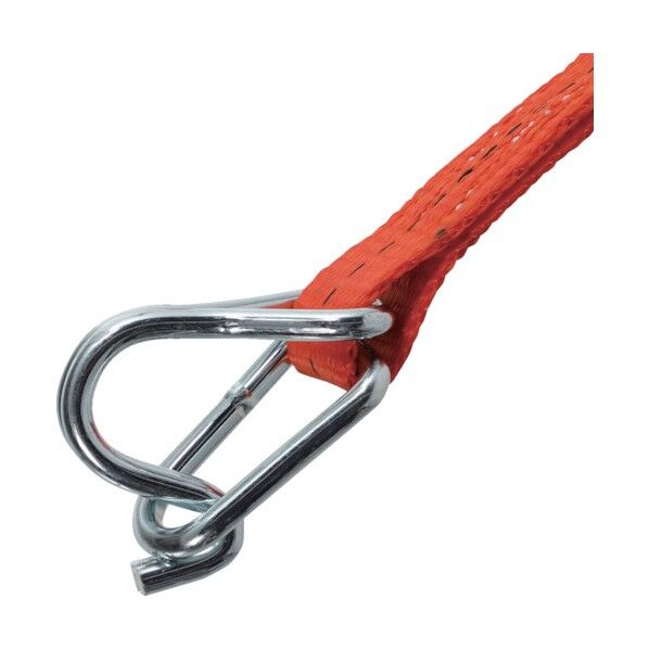 ベルト荷締機ワイドハンドル 250kg フック&キーパータイプ