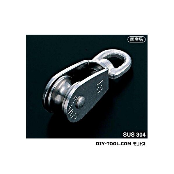 リキドーブロック1車18mm 使用ロープ径:~6mm R18-S 1個