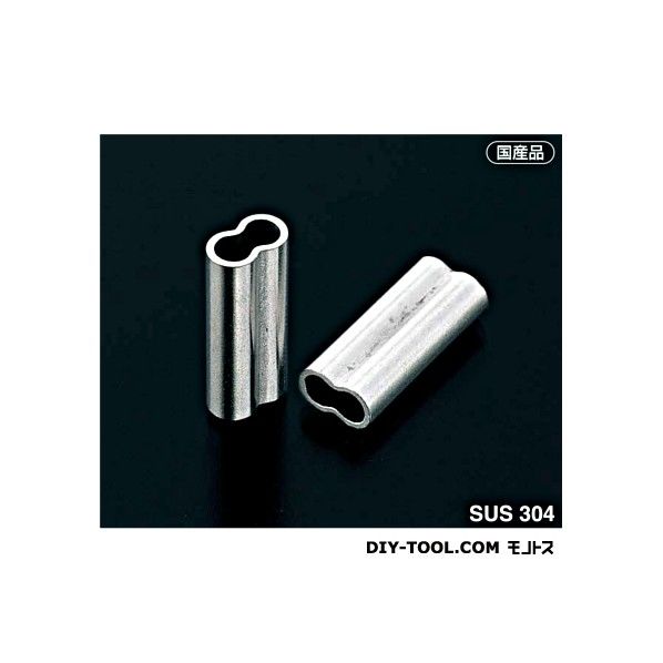 ステンレスクランプ管(50個入り) 適合ワイヤ:1mm、本体L:7mm SCL-1 1袋