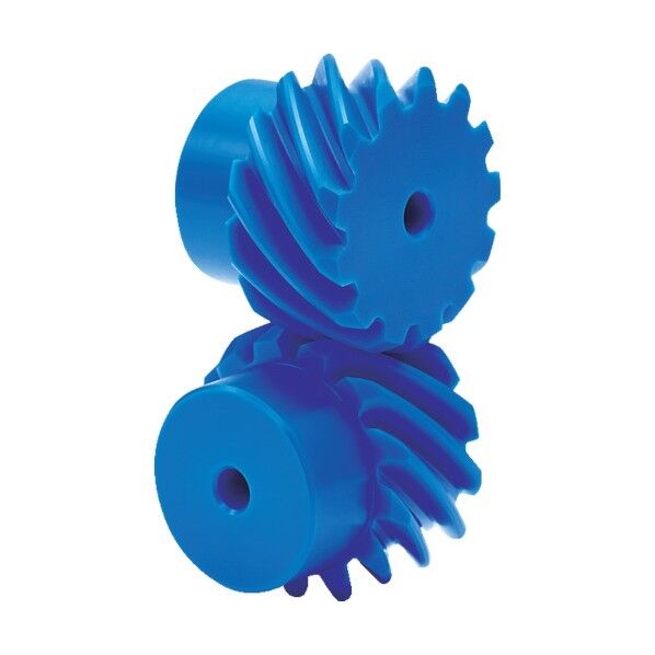 フードコンタクト 青POM ギヤシリーズ はすば歯車・ねじ歯車 歯数10 H1BP10L-B 1点