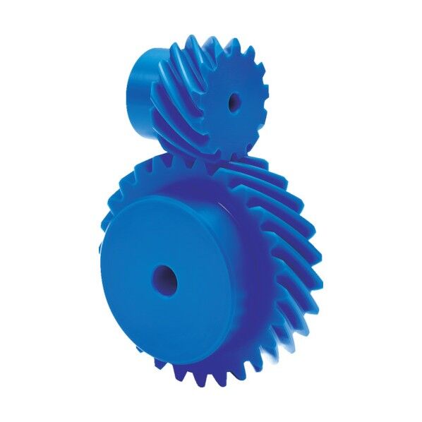 フードコンタクト 青POM ギヤシリーズ はすば歯車・ねじ歯車 歯数15 H2.5BP15L-B 1点