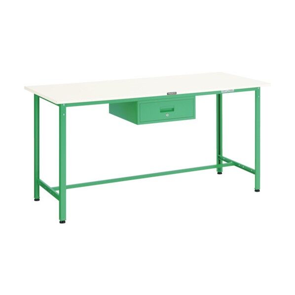 HAE型立作業台 1500X750XH900 1段引出付 YG色