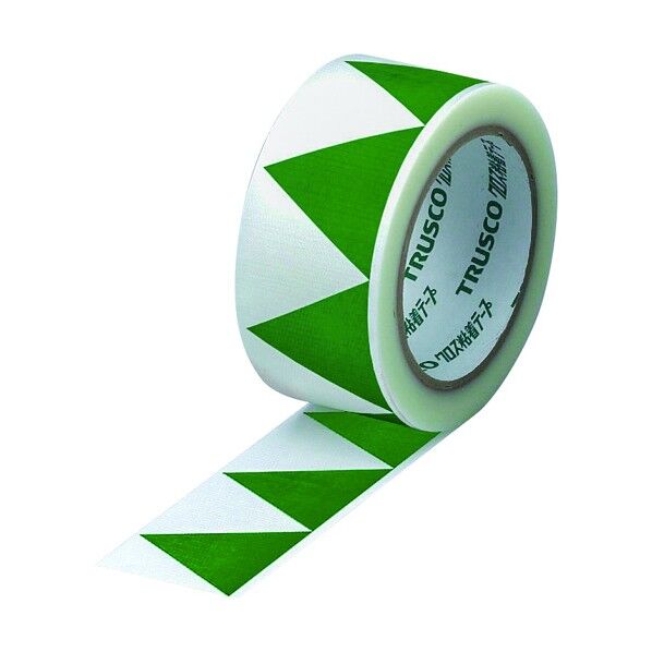 トラスコ(TRUSCO) ギザギザクロステープ 50mm×25m 白緑 GZC-5025WG 1巻...