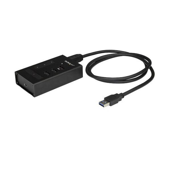 USBハブ/USB3.0/産業用/3ポート Type-A + 1ポート USB-C/メタル筐体/ACアダプター付属 HB30A3A1CST   1個
