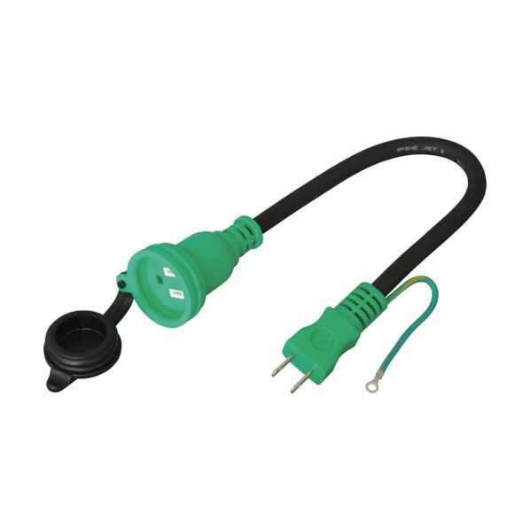 住宅設備防雨コンセント用アダプター 3芯 アース付