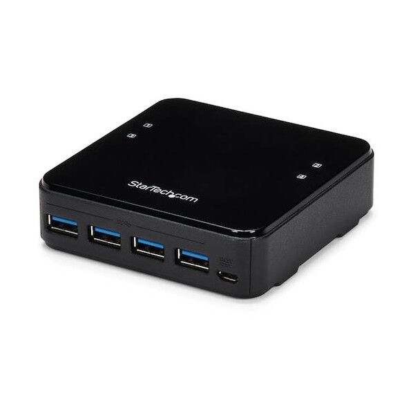 USBハブ/USB 3.0/USB周辺機器共有スイッチ/パソコン4台対応 HBS304A24A 1個
