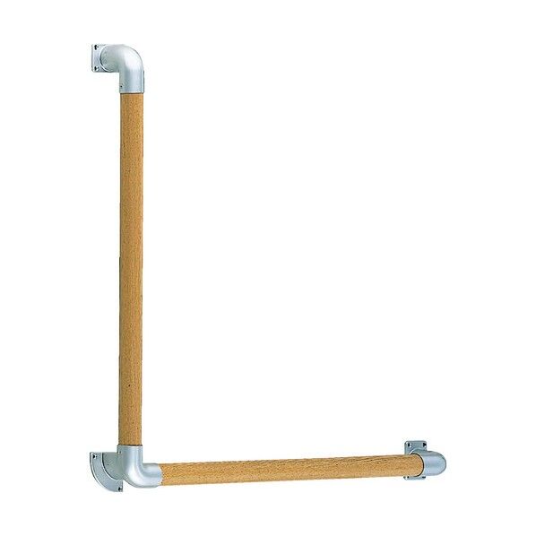 L型 丸棒手スリ シルバ-ライトオ-ク 35Φ×600 HBLR600-SO 1点