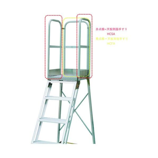 A型用天板背面手摺り