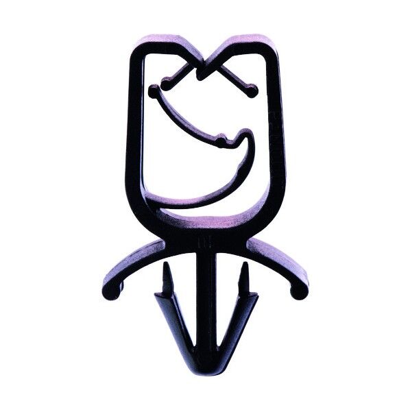 パンドウイット ハーネスクリップ 黒 100個入り HCMP06B12-M20 1点...