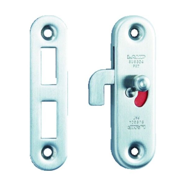 スガツネ工業引戸面付け細口カマ錠室内側表示付180578