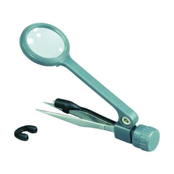 ＬＥＤライト付きルーペピンセット付き