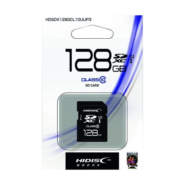 磁気研究所 SDカード ブラック HDSDX128GCL10UIJP3 1点...