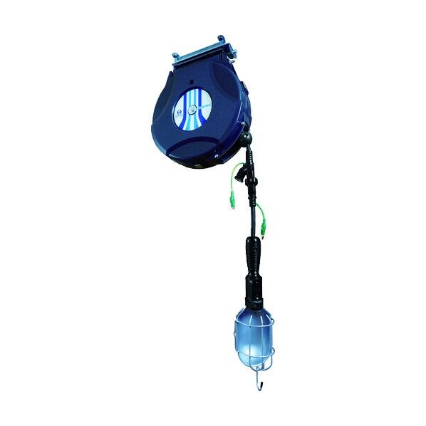 ランプリール (ガレージランプ付) ラチェット式ストッパータイプ