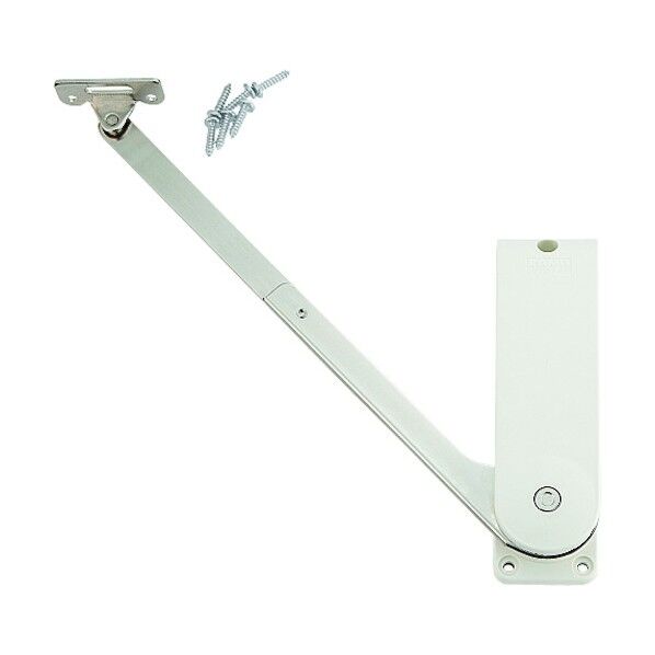 【アウトレット品】 ソフトダウンステー重量扉用HDS-30型2本使い用 ホワイト HDS-30HL-WT(180-109-275) 1