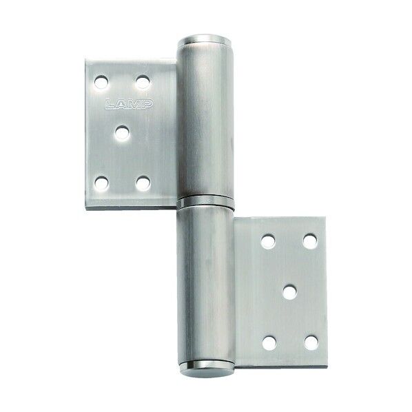 ステンレス製重量用旗蝶番 左用・穴ありタイプ
