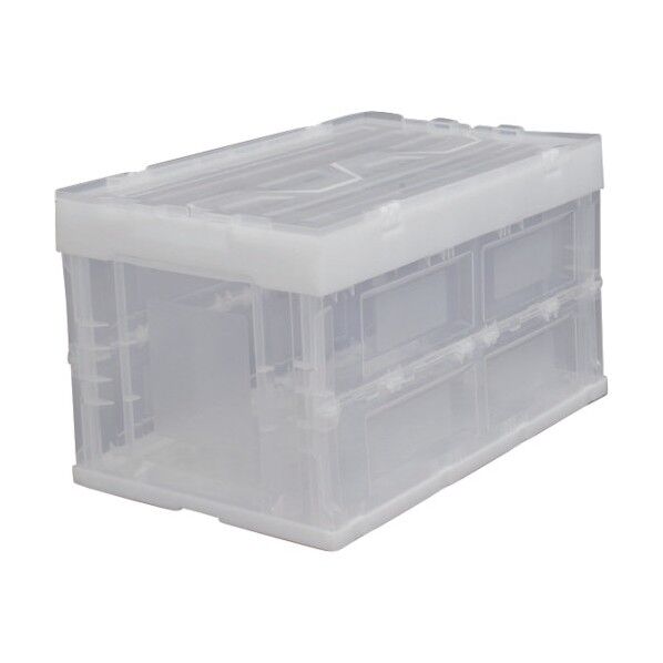 ハード折りたたみコンテナフタ一体型50L