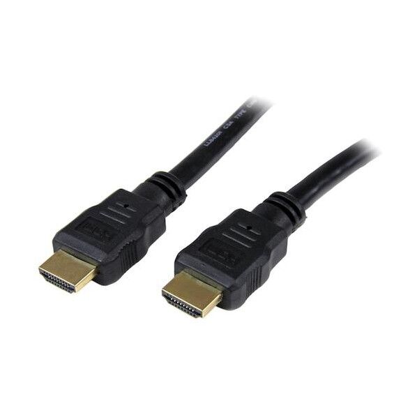 HDMI1.4ケーブル/4K30Hz/HS/30AWG/オス・オス ブラック 長さ1m×幅20.8mm×高さ10.8mm HDMM1M 1本