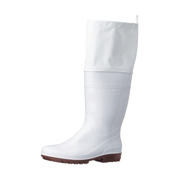 安全 超耐滑長靴 HG2000Nス-パ-フード ホワイト 25.5cm HG2000NSP-H-W-25.5 1点