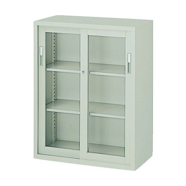 ガラス引き違書庫