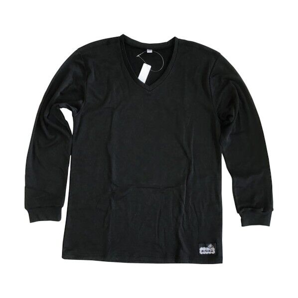 ホカロン肌着 紳士Vネック 長袖 裏起毛 ストレッチ HKCMD51TPL18 1点