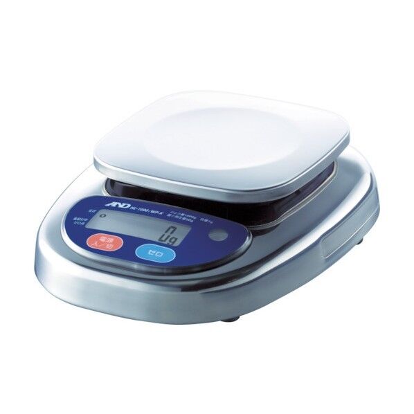 防塵・防水ポータブルはかり検定付 地区2区(東北地区) HL1000IWP-K-A2 1