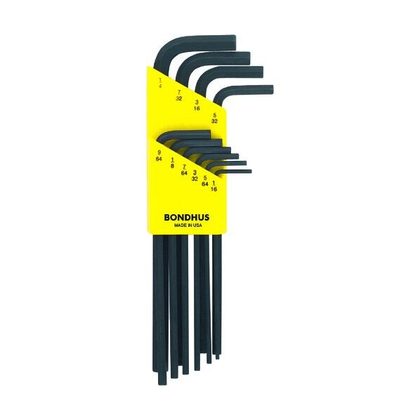 六角棒レンチセット(インチサイズ・ロングタイプ)