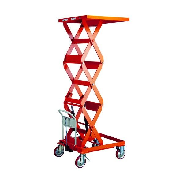 ハンドリフター(足踏み油圧式・高揚程タイプ) 早送り装置付