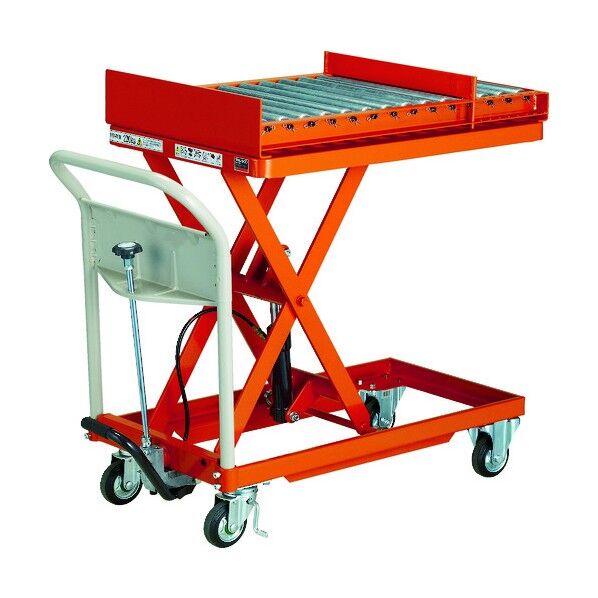 金型移動用ハンドリフター(足踏み油圧式) 早送り装置付