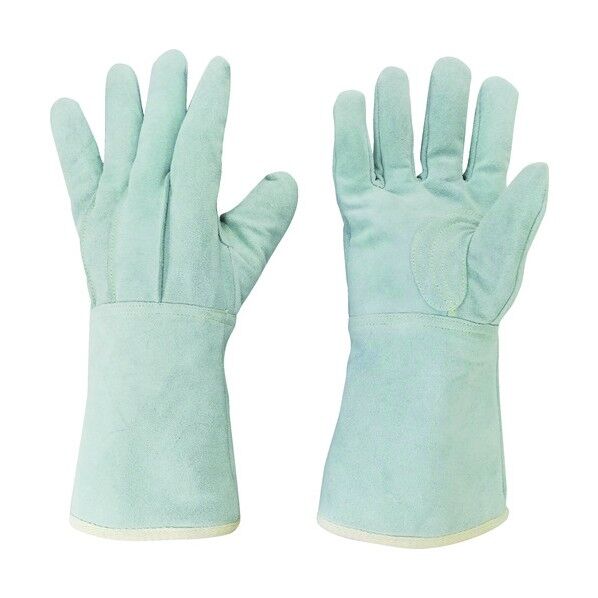 ハニカム溶接用5本指皮手袋