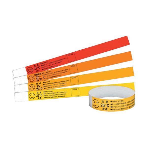 WBGT値リストバンドセット HO-5141 1点