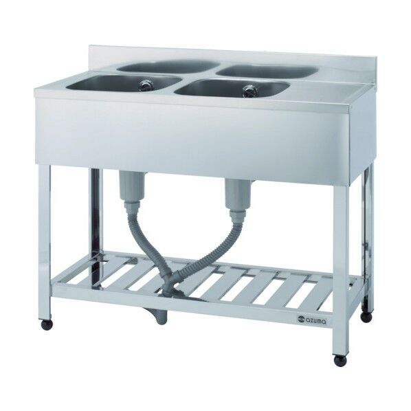 二槽水切付シンク右水槽(SUS430)