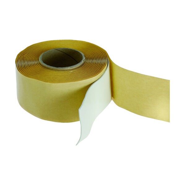 トラスコ(TRUSCO) 剥ガセル耐熱ブチルテープ ホワイト HRBT-50 1点...