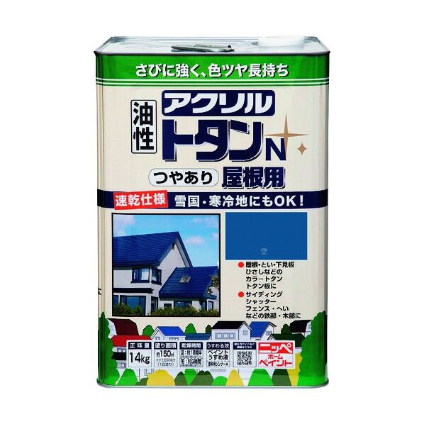ニッペホーム アクリルトタンN屋根用 14kg 空 1