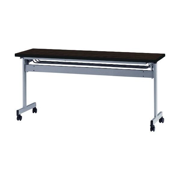 天板跳上式スタックテーブル(パネルなし) 1500×450mm 天板色:ローズ HSN-1545-RO 1点