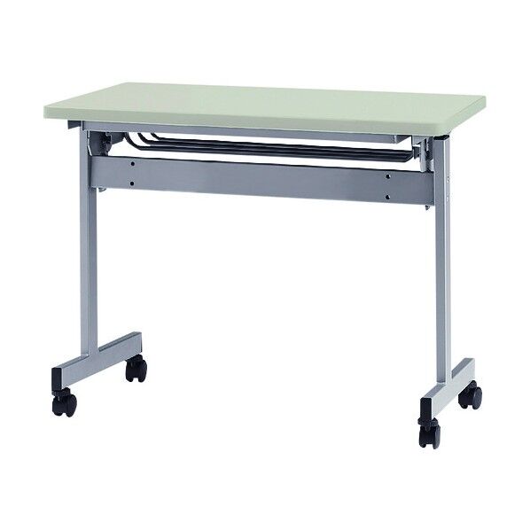 天板跳上式スタックテーブル(パネルなし) 1200×450mm 天板色:ニューグレー HSN-1245-NG 1点
