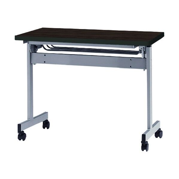 天板跳上式スタックテーブル(パネルなし) 1200×450mm 天板色:ローズ HSN-1245-RO 1点
