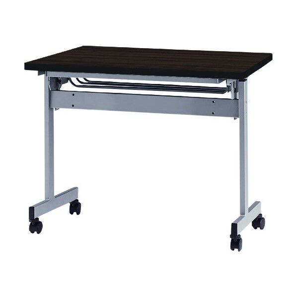 天板跳上式スタックテーブル(パネルなし) 1200×600mm 天板色:ローズ HSN-1260-RO 1点